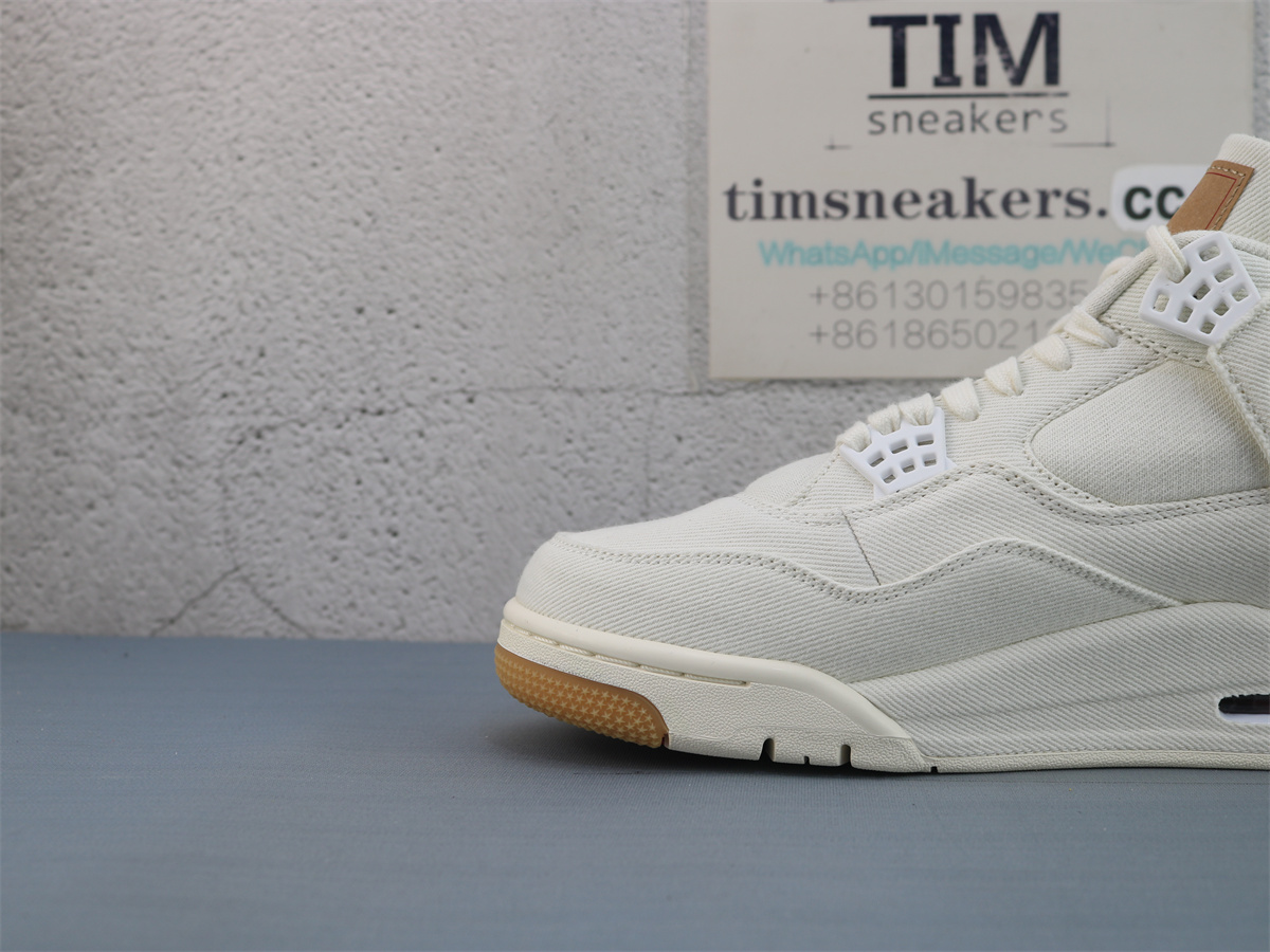 GX Batch Air Jordan 4 Retro Levis White AO2571-100